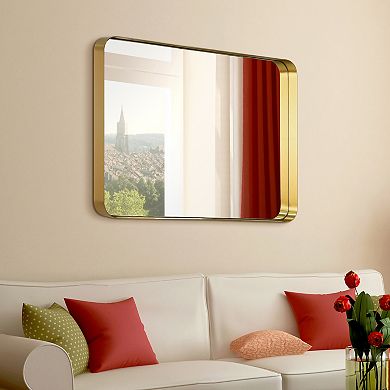 Empire Art Direct Rectangular Rounded Edge Wall Mirror