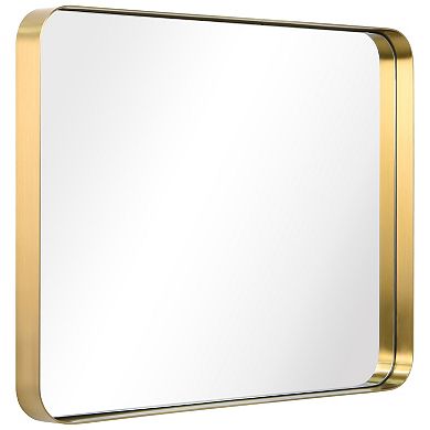 Empire Art Direct Rectangular Rounded Edge Wall Mirror