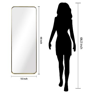 Empire Art Direct Slim Rectangular Wall Mirror