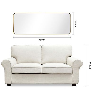 Empire Art Direct Slim Rectangular Wall Mirror