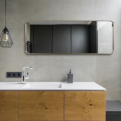 Empire Art Direct Slim Rectangular Wall Mirror