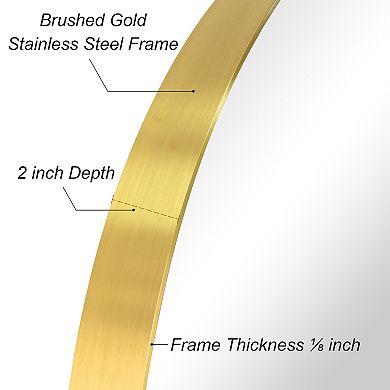 Empire Art Direct Round Wall Mirror