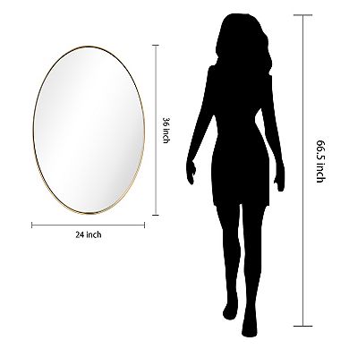 Empire Art Direct Oval Wall Mirror