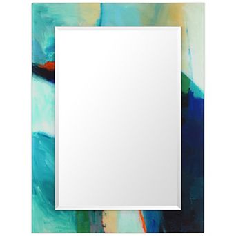 Empire Art Direct Sky Rectangular Beveled Wall Mirror