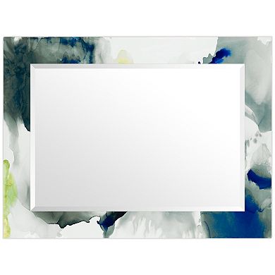 Empire Art Direct Ephemeral Rectangular Beveled Wall Mirror