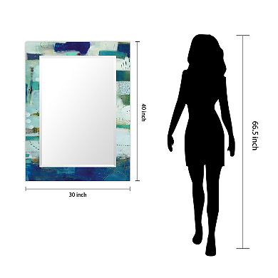 Empire Art Direct Crore Rectangular Beveled Wall Mirror 