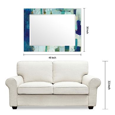 Empire Art Direct Crore Rectangular Beveled Wall Mirror