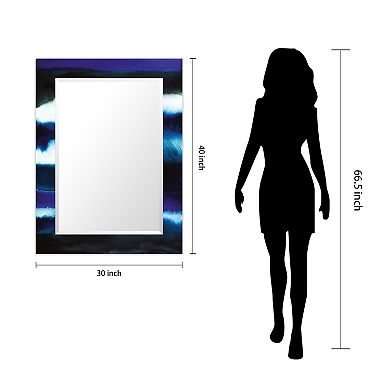 Empire Art Direct Run Off Rectangular Beveled Wall Mirror