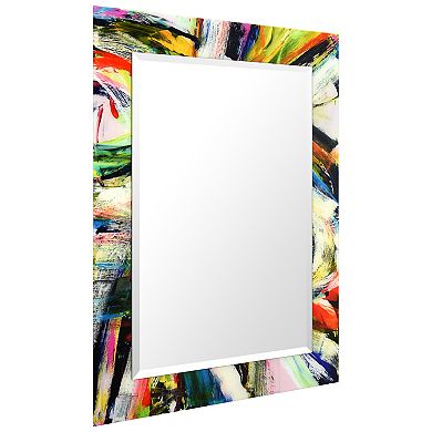 Empire Art Direct Rock Star Rectangular Beveled Wall Mirror