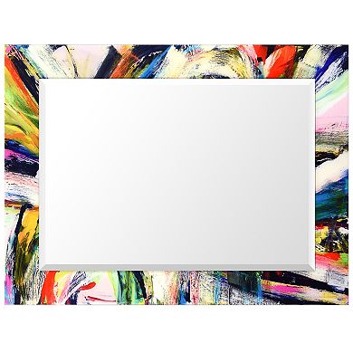 Empire Art Direct Rock Star Rectangular Beveled Wall Mirror