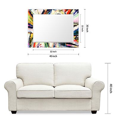 Empire Art Direct Rock Star Rectangular Beveled Wall Mirror