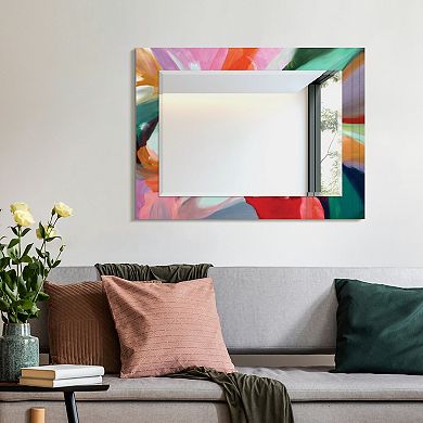 Empire Art Direct Integrity of Chaos Rectangular Beveled Wall Mirror