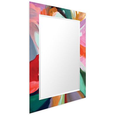 Empire Art Direct Integrity of Chaos Rectangular Beveled Wall Mirror