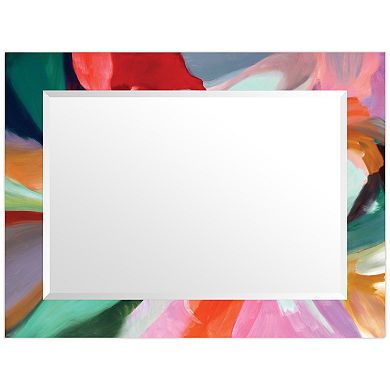 Empire Art Direct Integrity of Chaos Rectangular Beveled Wall Mirror
