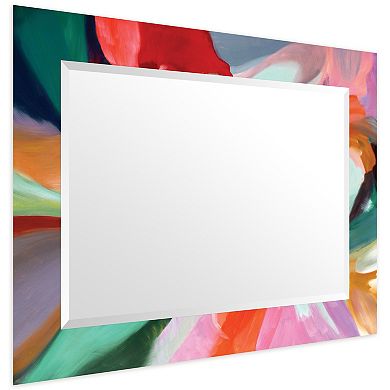 Empire Art Direct Integrity of Chaos Rectangular Beveled Wall Mirror