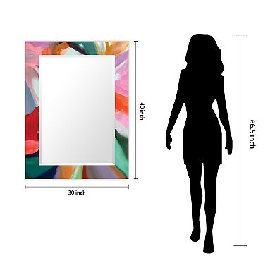 Empire Art Direct Integrity of Chaos Rectangular Beveled Wall Mirror