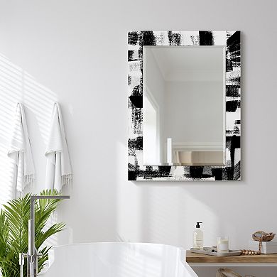 Empire Art Direct Jam Session Rectangular Beveled Wall Mirror