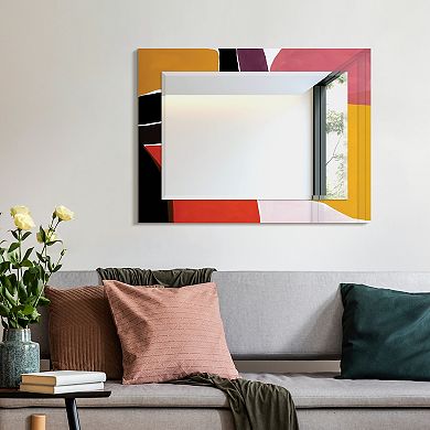 Empire Art Direct Finale Rectangular Beveled Wall Mirror