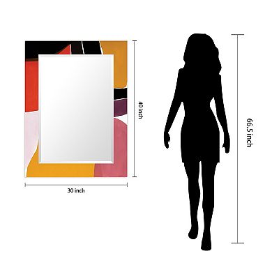 Empire Art Direct Finale Rectangular Beveled Wall Mirror