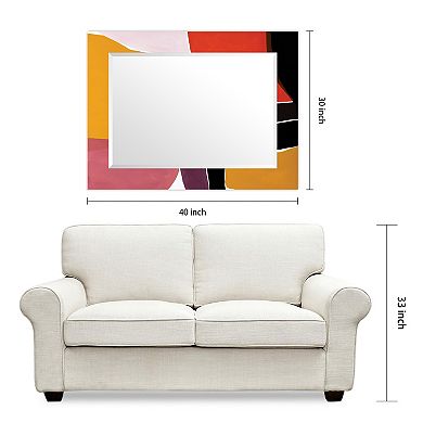 Empire Art Direct Finale Rectangular Beveled Wall Mirror