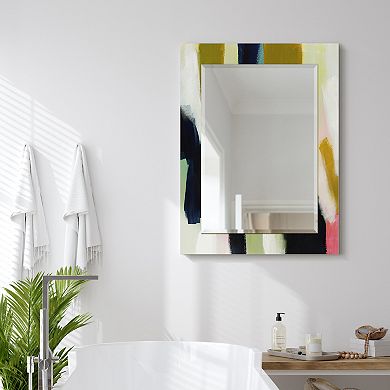 Empire Art Direct Sunder Rectangular Beveled Wall Mirror