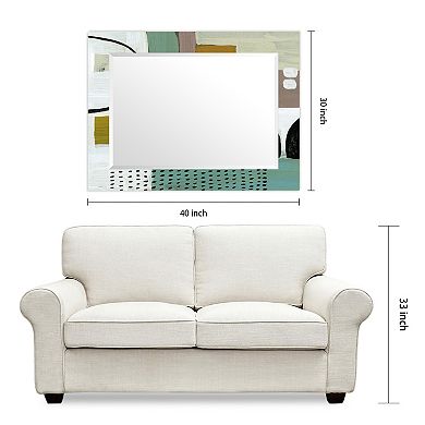 Empire Art Direct Introductions Rectangular Beveled Wall Mirror 