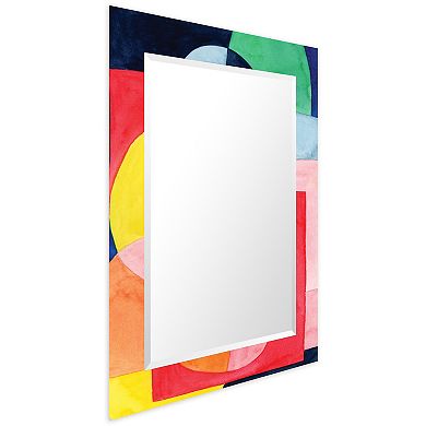 Empire Art Direct Launder Rectangular Beveled Wall Mirror 