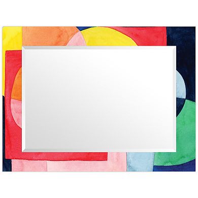 Empire Art Direct Launder Rectangular Beveled Wall Mirror