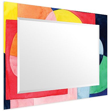 Empire Art Direct Launder Rectangular Beveled Wall Mirror 