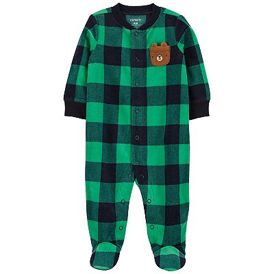 Baby Boy Carter's Bear Fleece Sleep Play