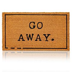 Juvale Go Away Doormat, Funny Front Door Welcome Mat For Outdoor