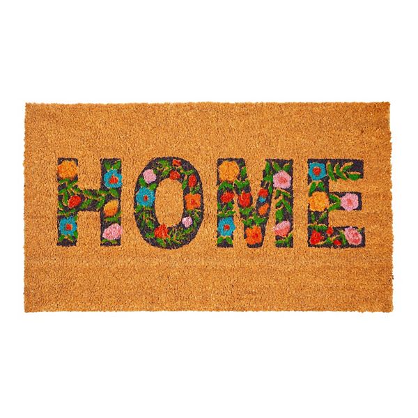 Nonslip Coco Coir Front Door Mat, Home Outdoor Rug (17 x 30 In)