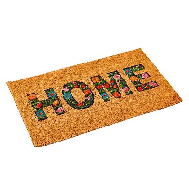 Nonslip Coco Coir Front Door Welcome Mat, Home Outdoor Rug (17 x 30 In)