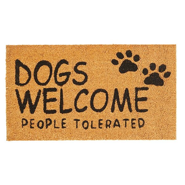 Natural Coco Coir Mat, Dogs People Tolerated, Outdoor Dog Door