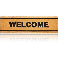 Rubber-Cal Beware of Dog Welcome Mat Funny Welcome Mat, 18 x 30-Inch