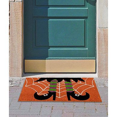 Funny Outdoor Doormat, Home Halloween Decorations, Coir, Anti-Slip (17 x 30 In)