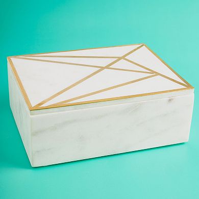 Nigel Marble Decorative Box - Large