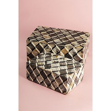 Leela Decorative Boxes, Set of 2