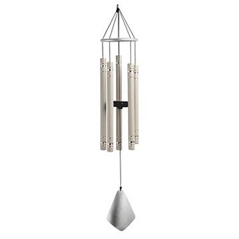 FC Design 36" Long Gray Tuned Traditional Wind Chime Perfect Gifts for Holiday Patio Garden Decor