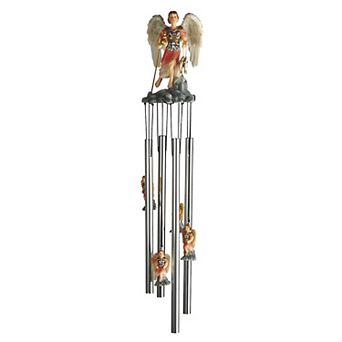 FC Design 23" Long Archangel Raphael Round Top Wind Chime Garden Patio Decoration Perfect Gifts for Holiday Patio Garden Decor