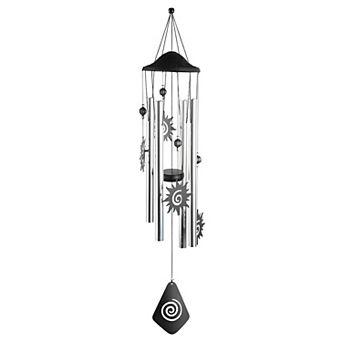 FC Design 34" Long Chandelier Silhouette-Sun Wind Chime Perfect Gifts for Holiday Patio Garden Decor