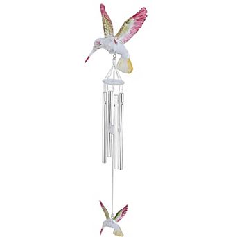 FC Design 16" Long Hummingbird Acrylic Wind Chime Garden Patio Decoration Perfect Gifts for Holiday Patio Garden Decor
