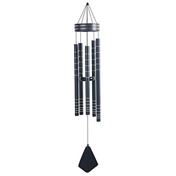 FC Design 40" Long Tuned Wind Chime Traditional Navy Blue Tube Perfect Gifts for Holiday Patio Garden Decor