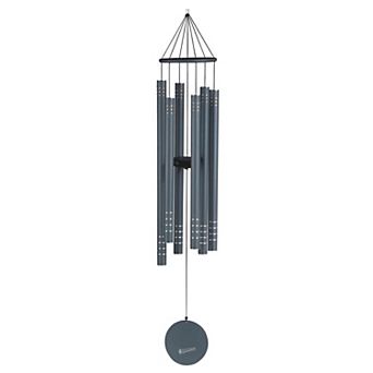 FC Design 43" Long Metallic Gray Traditional Tuned Wind Chime Perfect Gifts for Holiday Patio Garden Decor