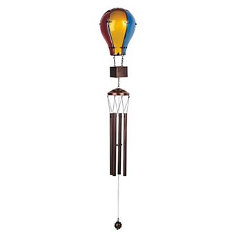 FC Design 41" Long Color Glass Air Balloon Wind Chime Perfect Gifts for Holiday Patio Garden Decor