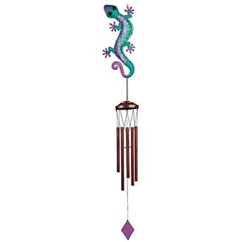 FC Design 40" Long Green Lizard Wind Chime Perfect Gifts for Holiday Patio Garden Decor