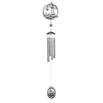 FC Design 28" Long Pewter Lighthouse Wind Chime Perfect Gifts for Holiday Patio Garden Decor