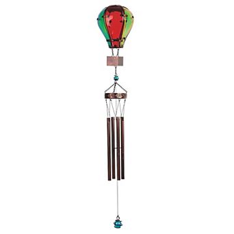 FC Design 36" Long Color Glass Air Balloon Wind Chime Perfect Gifts for Holiday Patio Garden Decor