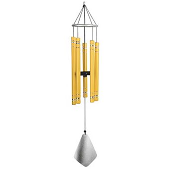 FC Design 36" Long Tuned Wind Chime Traditional Yellow Tube Perfect Gifts for Holiday Patio Garden Decor