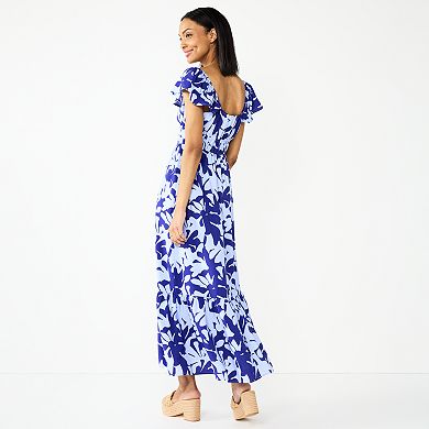 Women's Nine West Flutter Maxi Dress